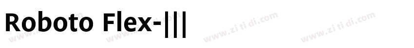 Roboto Flex字体转换